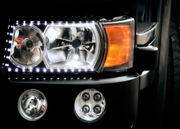 Side view flexible LED strip