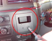 Mobile phone holder for MAN TGS from 2021-