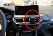 Mobile phone holder BMW X3 (G01) from 2018-