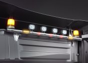 Stainless steel work light bar for Mercedes-Benz Arocs