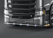 Stainless steel bull bar for Scania C20 S/R from 2017-