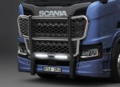 Front cover in ABS plastic for Scania C20