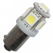 Diode lamp 12V 5xSMD xenon white BAX9s