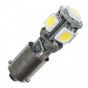 Diode lamp 12V 5xSMD Canbus xenon white BAX9s