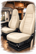 Seat covers for Knaus motorhome – Fiat Ducato 2006- | Beige