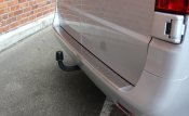 Rear bumper protection in stainless steel for Mercedes-Benz V-Class from 2014-