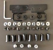 Spare parts kit: Screws, nuts, inserts, etc. for Artfex dog cages with long side opening