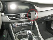 Mobile phone holder Alfa Romeo Giulia 2016 and newer