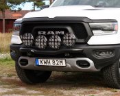 Auxiliary light bracket for 4 driving lights for Dodge RAM 1500 Rebel from 2019-2024 | Qpax
