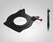 Swivel seat base for the Iveco Daily (2022–) | Standard Driver's Seat - LHD (Electric parking brake)