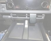 Mobile phone holder Toyota bZ4X 2025- | For mounting under the center screen