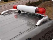 Aluminum rear roof bar for Nissan NV200 2010-