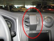 Mobile phone holder Dacia Logan from 2013-2020