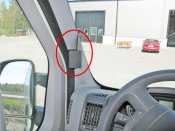 Mobile phone holder Boxer (Peugeot) from 2007-