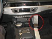 Mobile phone holder Audi A4 from 2016-