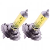 Headlight bulb 12 V Yellow White H7