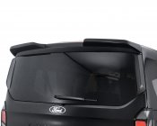 Roof spoiler for barn doors or tailgate -  Black PUR-IHS-plastic