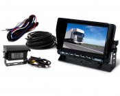 Rear view camera system with 7” monitor and visor camera