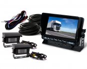 Rear view camera system 7 monitor incl. two visor cameras