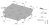 Sketch of skid plate for Toyota Proace 1016