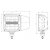 LEDSON LED plow light with full, dipped, position light &amp; turn signal | 80W | Glass with heating!