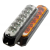 Flashing light with 4/6 flash heads in Orange | 9-36V | ECE R65
