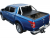 Rolltop with rollbar for Mitsubishi L200 (Double Cab) from 2016-