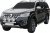 Stainless steel auxiliary light bracket for 3 auxiliary lights for Renault Alaskan from 2017-2021