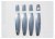 Door handle narrow model in Stainless Steel for Chevrolet Cruze 2012-