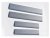Stainless steel entrance guard for Peugeot 308 from 2007-2013