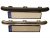 Extra light bracket in stainless steel for 3 extra lights for Renault Kangoo 2008-2013