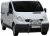 Stainless steel bull bar for 2 auxiliary lights for Opel Vivaro 2002-2014