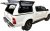 Flap cover with opening windows for Toyota Hilux (Double Cab) from 2006-2015