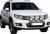 Extra light bracket in stainless steel for VW Tiguan 2012-2015