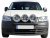 Extra light bracket in stainless steel for 3 extra lights for VW Caddy 2004-2010