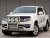 Aluminum bull bar for 3 auxiliary lights for Volkswagen Amarok 2011-/2017-