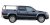 Total Arc - Flatbed with long load rack for VW Amarok 2011-/2017-