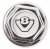 Nut cover in chromed plastic with the size 33 x 55 x 55 mm. Suitable for Scania with V8.