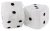 Velor dice - 80x80x80 mm
