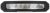 Robust LED flash light with high intensity and powerful housing in black painted aluminum.