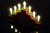 Advent candle holder LED with USB connector