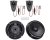 Rear speakers – including tweeters for the Volkswagen Multivan T6 (2016–2019)