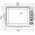 Rear view camera system 5-inch with rotatable ball camera
