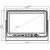 Rear view camera system 7" monitor incl. dual lens camera