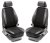 Seat cover for driver & passenger seat for VW Amarok V6 2017- (ergoComfort seats)