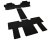 Car mats Hyundai Staria 2022- | Row 2 & 3 (for 7-seater car)