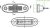 Boreman LED side marker light for recessed installation | 10-30V