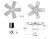 Diode lamp 12V 40xSMD 5-wing White BA15s