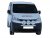 Stainless steel auxiliary light bracket for 3 auxiliary lights for Nissan NV200 from 2010-
