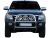 Stainless steel bull bar for 3 auxiliary lights for Ford Ranger from 2012-2015